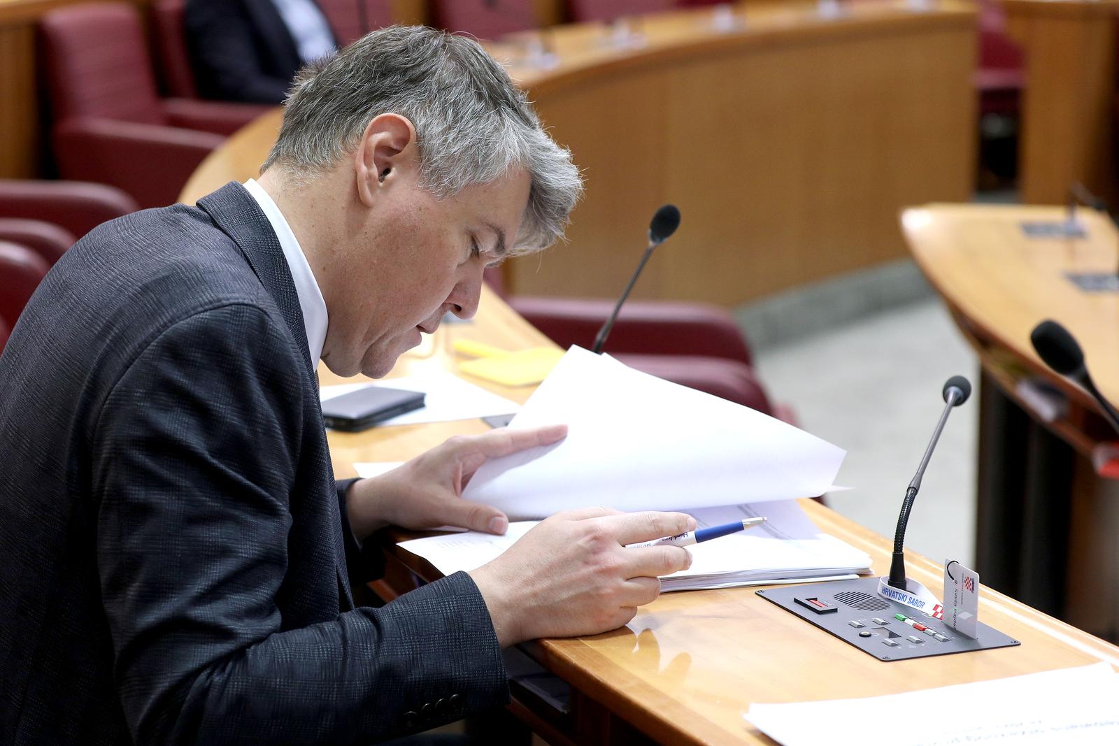 29.06.2023., Zagreb - Sabor 16. sjednicu nastavlja raspravom o godidnjem izvjestaju o izvrsenju Drzavnog proracuna Republike Hrvatske za 2022. godinu. Photo: Patrik Macek/PIXSELL