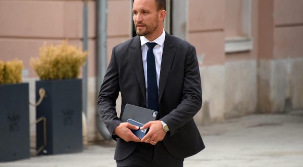 29.08.2023., Pula - Ministar regionalnog razvoja i fondova Europske unije, Sime Erlic u sluzbenom je posjetu Puli i Istri. Tom ga je prigodom ugostio pulski gradonacelnik Filip Zoricic. Photo: Sasa Miljevic / PIXSELL/PIXSELL