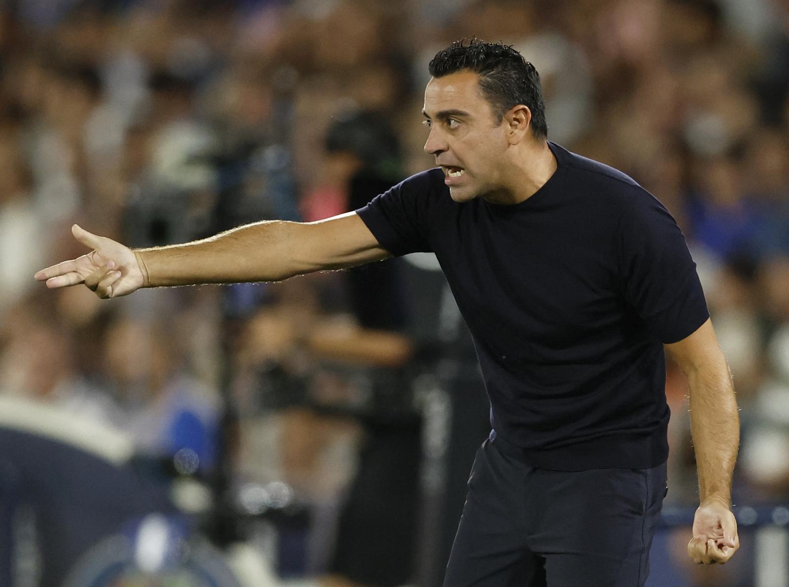 Soccer Football - Spain - LaLiga - Getafe v FC Barcelona - Coliseum Alfonso Perez, Getafe, Spain - August 13, 2023  FC Barcelona coach Xavi REUTERS/Juan Medina Photo: JUAN MEDINA/REUTERS
