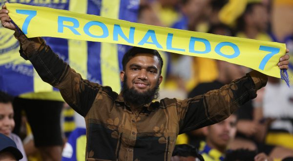 Soccer Football - Saudi Pro League - Al-Nassr v Al-Taawoun - Al-Awwal Park, Riyadh, Saudi Arabia - August 18, 2023 Al Nassr's fans are seen in the stands REUTERS/Ahmed Yosri Photo: Ahmed Yosri/REUTERS