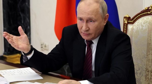 Russian President Vladimir Putin chairs a meeting of the Council for Strategic Development and National Projects via a video link in Moscow, Russia, August 22, 2023. Sputnik/Mikhail Klimentyev/Kremlin via REUTERS ATTENTION EDITORS - THIS IMAGE WAS PROVIDED BY A THIRD PARTY. Photo: SPUTNIK/REUTERS
