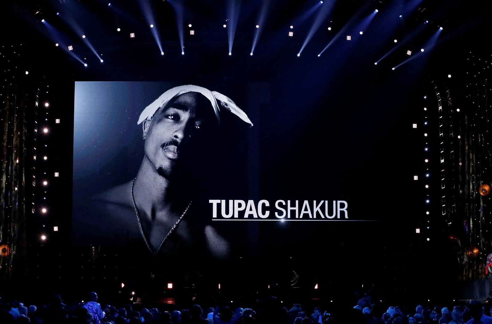 FILE PHOTO: 32nd Annual Rock & Roll Hall of Fame Induction Ceremony - Show – New York City, U.S., 07/04/2017 – Tupac Shakur. REUTERS/Lucas Jackson/File Photo Photo: LUCAS JACKSON/REUTERS