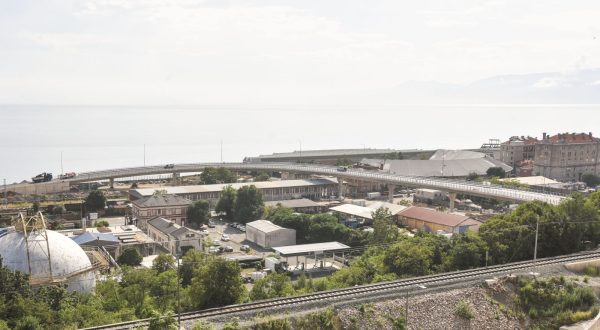 14.09.2023., Rijeka - Zavrsetak radova na tunelu Podmurvice i DC 403 koja spaja Riječki terminal s obilaznicom. 
Photo Sasa ZinajaNFoto