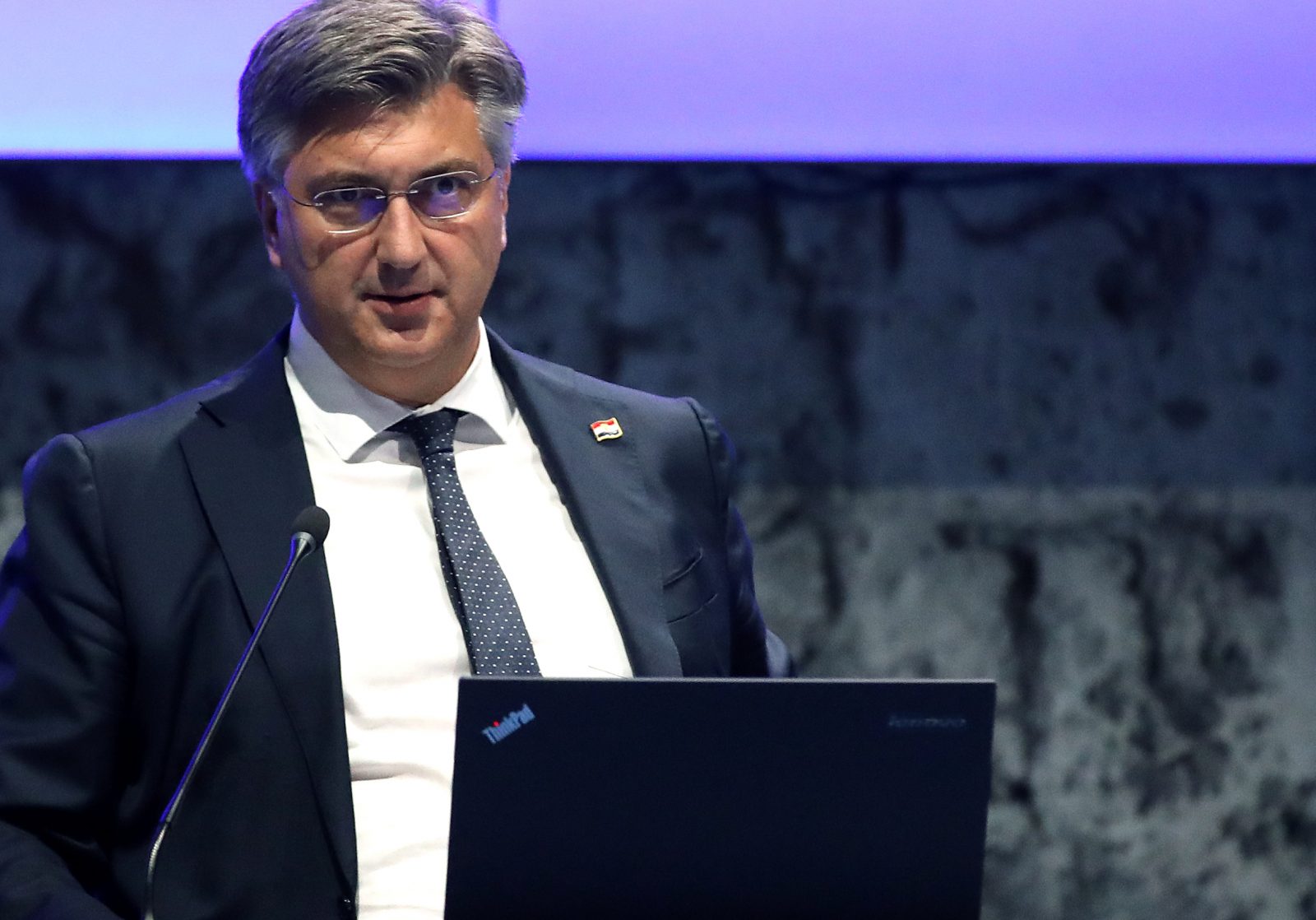 Zagreb, 04.10.2023. - Sjednica Vlade Republike Hrvatske. Na fotografiji premijer Andrej Plenkoviæ. foto HINA/ Lana SLIVAR DOMINIÆ/ lsd