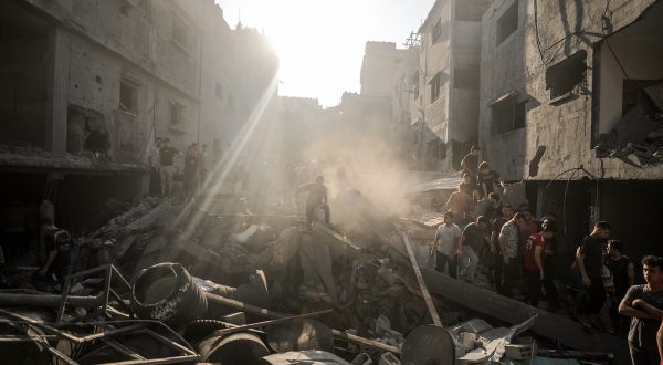 epa10914352 A destroyed house following an Israeli air strike in the western Shati refugee camp, western Gaza Strip, on October 12, 2023. More than 1,200 Palestinians were killed and more than 5,000 injured, according to the Palestinian Ministry of Health. After Israel began bombing the Palestinian Strip in response to the attacks carried out by the Islamic movement Hamas on Israel from the Gaza Strip on October 7. More than 3,000 people, including 1,500 Hamas militants, have been killed and thousands wounded in Gaza and Israel since October 7, according to Israeli military sources and Palestinian officials.  EPA/HAITHAM IMAD