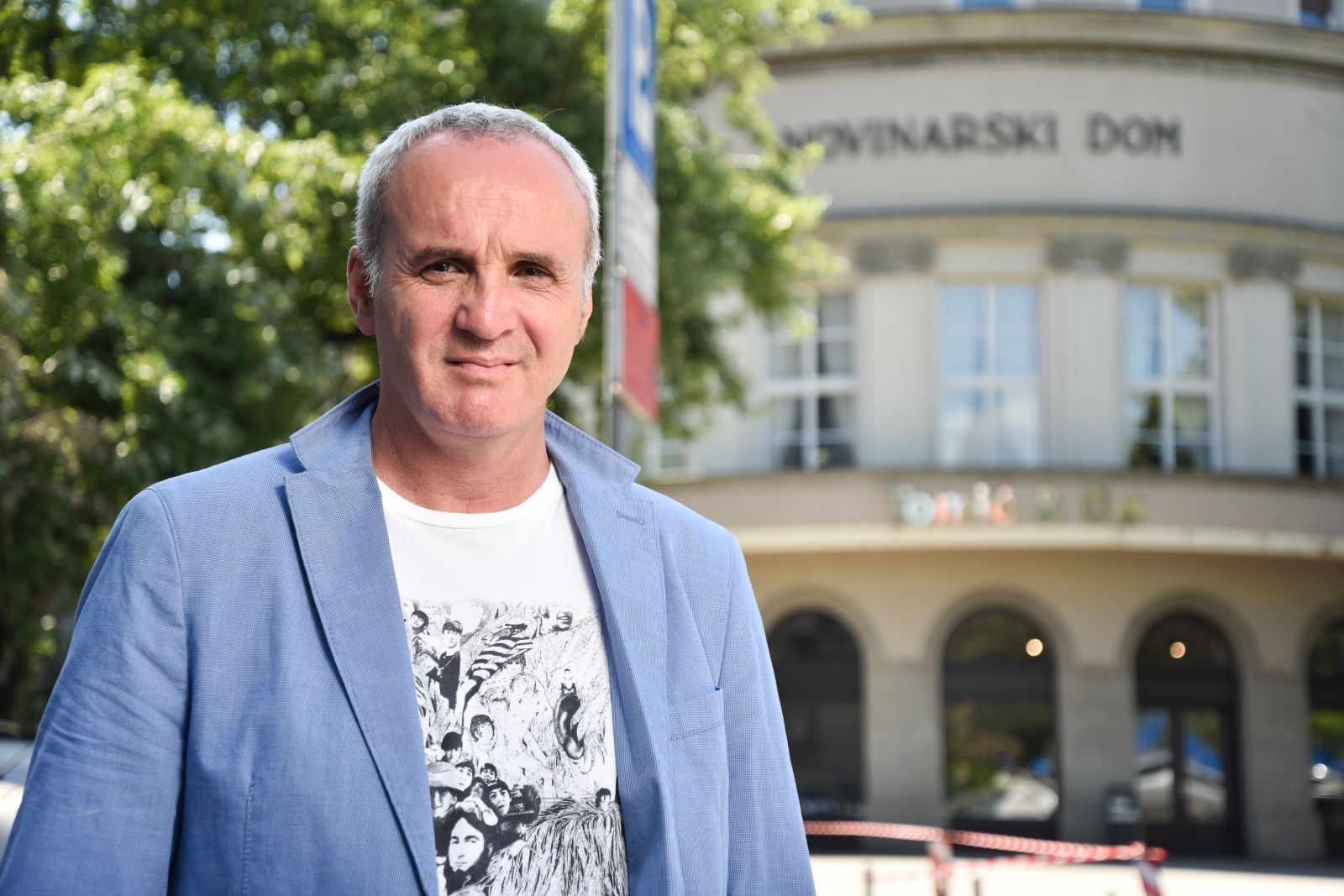 29.07.2023., Zagreb - Hrvoje Zovko, predsjednik Hrvatskog novinarskog drustva. 

Photo Sasa ZinajaNFoto