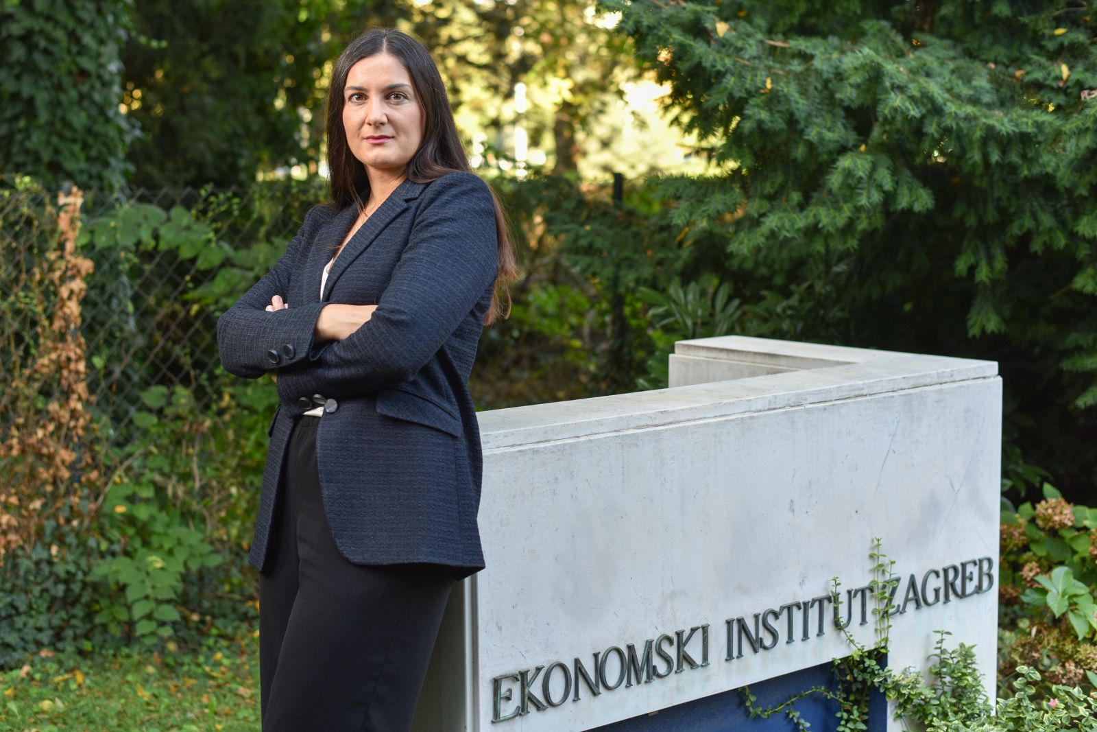 12.10.2023., Zagreb - Marina Tkalec, ekonomistica, Ekonomski institut. 

Photo Sasa ZinajaNFoto