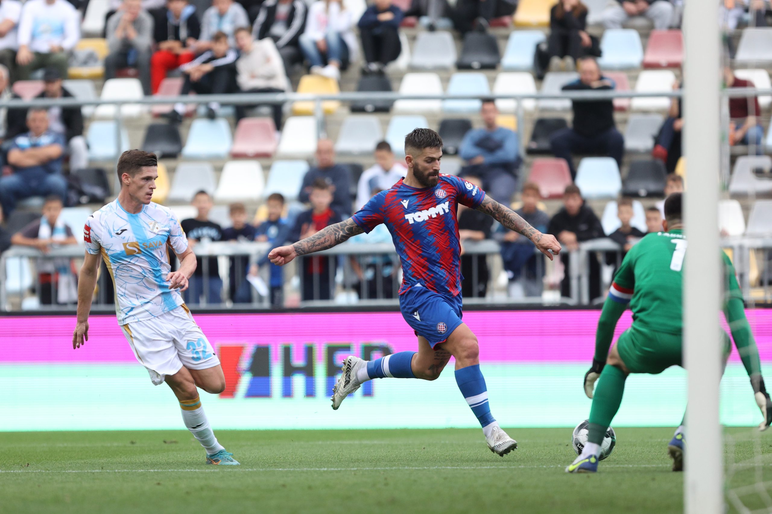 2.10.2022.., Rujevica, Rijeka - SuperSport Prva HNL, 11. kolo, Hnk Rijeka - Hnk Hajduk. Marko Livaja Photo: Nel Pavletic/PIXSELL