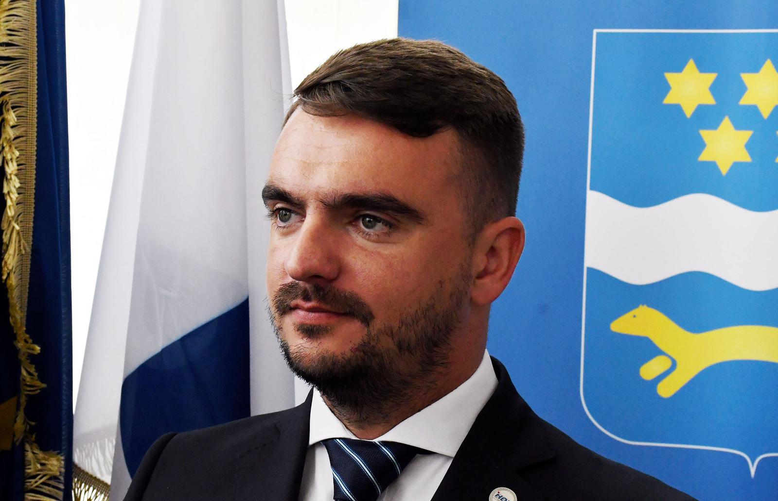 03.07.2023., Slavonski Brod - Delegacija potpredsjednika Republike Srpske Davora Pranjica u posjeti Brodsko-posavskoj zupaniji. Delegaciju je primio zupan Danijel Marusic, a u Luci Brod razgovarali su s ravnateljom Marijanom Juricem. Photo: Ivica Galovic/PIXSELL