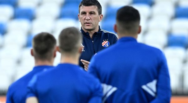 04.10.2023., Pristina - Stadion Fadil Vokrri. Trening GNK Dinamo uoci sutrasnje utakmice 2. kolo Konferencijske lige FC Ballkani i GNK Dinamo.  Photo: Marko Lukunic/PIXSELL