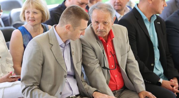05.09.2022., Vukovar - Otvorenje novoobnovljene zgrade Osnovne skole Nikole Andrica. gradonacelnik Vukovara Ivan Penava, Zeljko Sabo Photo: Davor Javorovic/PIXSELL