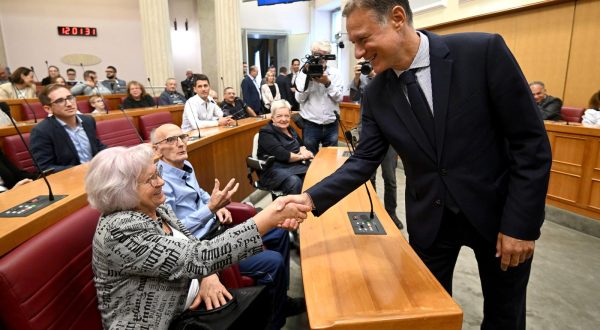 07.10.2023., Zagreb - Dan otvorenih vrata u Saboru. U povodu obiljezavanja 8. listopada - Dana Hrvatskoga sabora, Sabor otvara svoja vrata posjetiteljima. Dan otvorenih vrata Sabora i ove godine posjetiteljima ce se obratiti predsjednik Hrvatskoga sabora Gordan Jandrokovic.  Photo: Marko Lukunic/PIXSELL