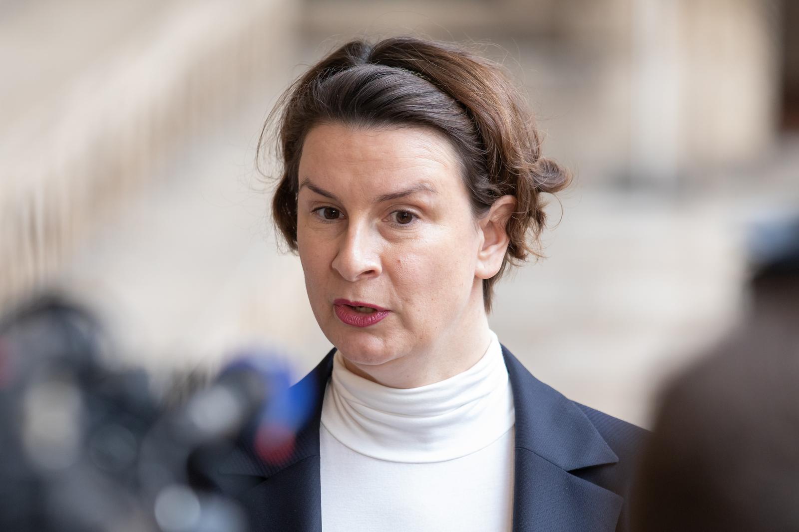09.03.2023/. Knezev dvor, Dubrovnik - Dvije godine prije lokalnih izbora odvjetnica i aktivistica Viktorija Knezevic najavila je danas kandidaturu za gradonacelnicu Dubrovnika. 
Knezevic na lokalne izbore izlazi s nezavisnom listom kojoj ce biti nositeljica. Zelim i sigurna sam da cu pobijediti kandidata HDZ-a, ma tko to bio izjavila je danas. Photo: Grgo Jelavic/PIXSELL