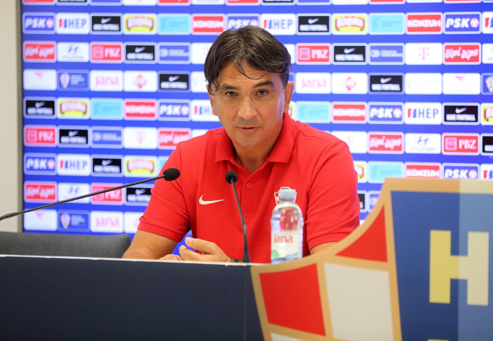 09.09.2023., Rijeka - Konferencija za novinare izbornika Hrvatske nogometne reprezentacije Zlatka Dalica u Press centru stadiona na Rujevici. Photo: Goran Kovacic/PIXSELL