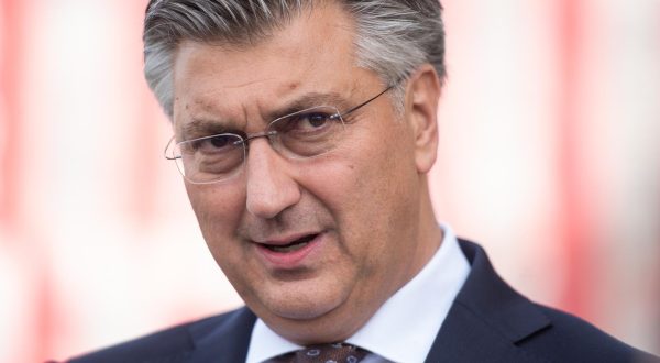 9.10.2023., Zagreb -  Premijer Andrej Plenkovic dao je izjavu za medije nakon svecane akademije u HNK. Photo: Neva Zganec/PIXSELL