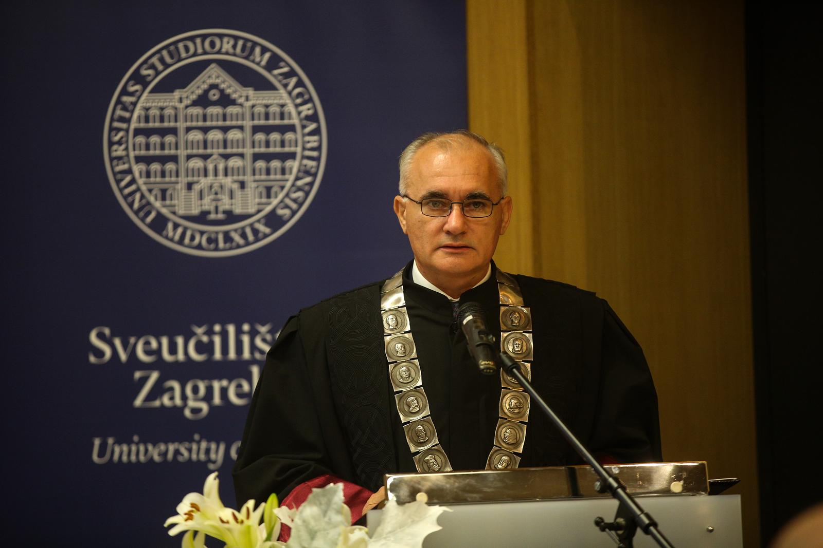 09.10.2023., Zagreb - Svecana dodjela diploma studentima diplomskog studija Sveucilista u Zagrebu i Sveucilista u Orleansu iz podrucja bioindustrije. Photo: Zeljko Hladika/PIXSELL