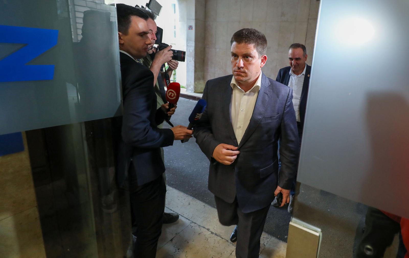 09.10.2023., Zagreb - Oleg Butkovic dolazi na sastanak sireg Predsjednistva HDZ-a srediste Gradskog odbora HDZ-a Grada Zagreba u Gundulicevoj ulici. Photo: Jurica Galoic/PIXSELL