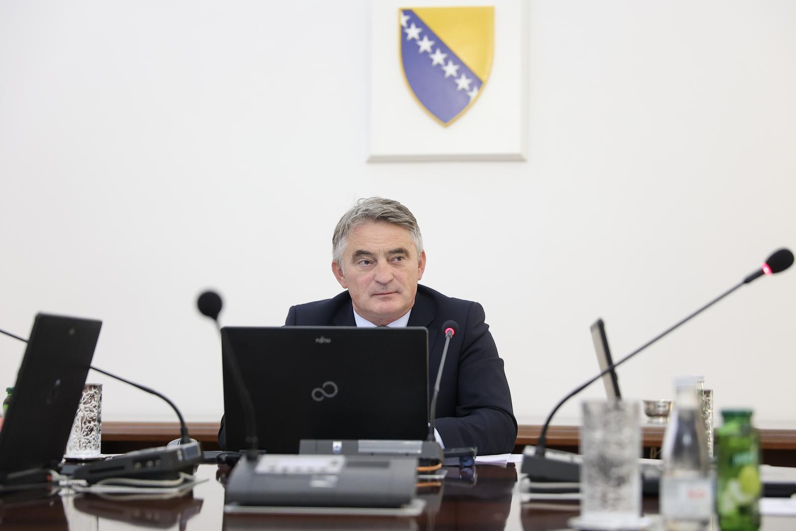 10.10.2023., Sarajevo, Bosna i Hercegovina - Redovna sjednica Predsjednistva BiH. Photo: Armin Durgut/PIXSELL