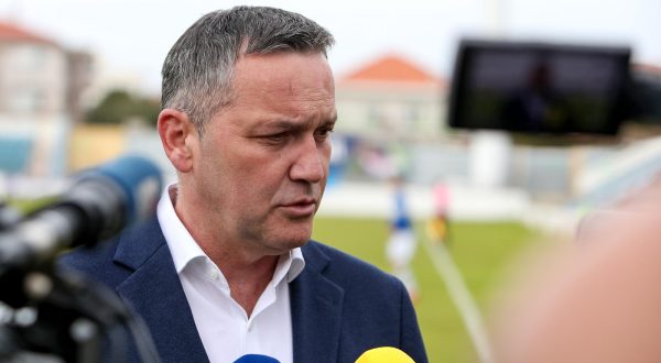 11.04.2023., Zadar - Utakmicom U18 ekipa HNK Zadar i HNK Hajduk Split zapoceo je prvi medjunarodni nogometni turnir Hrvoje Custic. Marijan Kustic Photo: Sime Zelic/PIXSELL