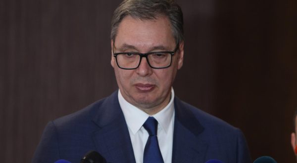 11, October, 2023, Belgrade -The ceremonial academy on the occasion of 45 years of work of the Institute for Cardiovascular Diseases "Dedinje" was held at the Metropol Palace Hotel. Aleksandar Vucic. Photo: M.K./ATAImages

11, oktobar, 2023, Beograd - Svecana akademija povodom 45 godina rada Instituta za kardiovaskularne bolesti "Dedinje" odrzana je u hotelu Metropol Palace. Photo: M.K./ATAImages Photo: M.K./ATAImages/PIXSELL