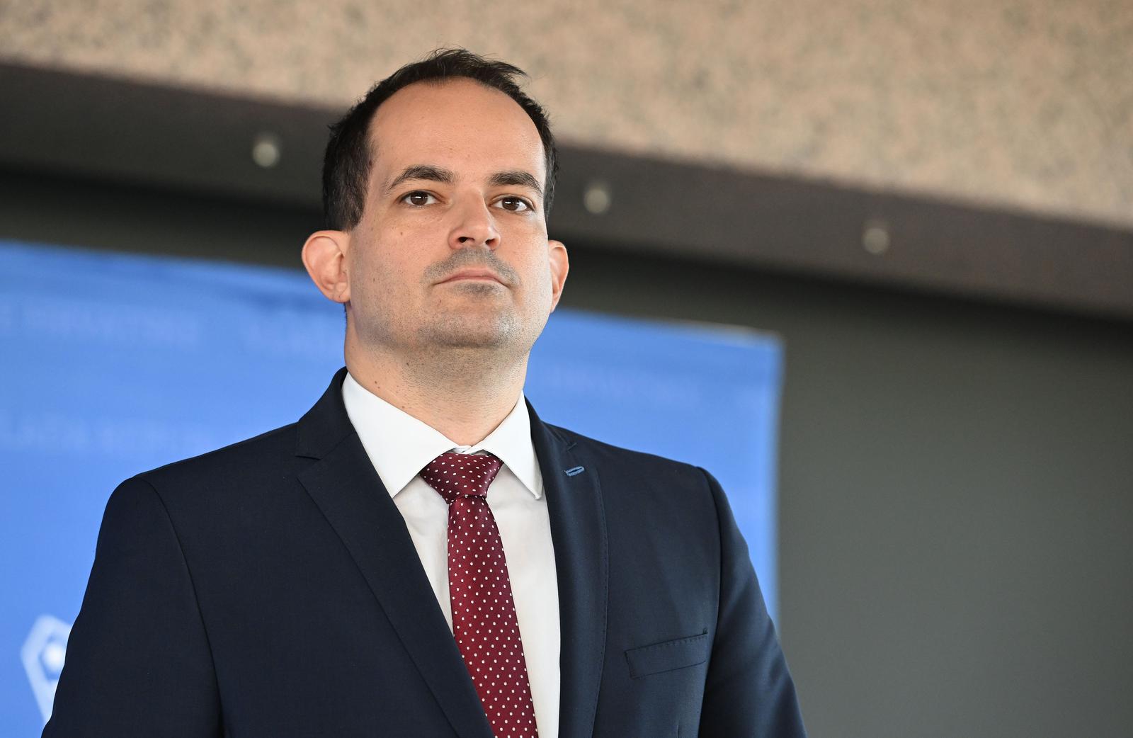 12.10.2023., Zagreb - Nakon sjednice vlade ministar
pravosudja Ivan Malenica dao je izjave za medije. Photo: Davorin Visnjic/PIXSELL