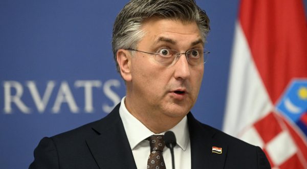 12.10.2023., Zagreb - Predsjednik Vlade Andrej Plenkovic sastao se s predsjednikom Vlade Republike Koreje Han Duck-soom. Potpisivanje Sporazuma o suradnji izmedju Luke Rijeka i Luke Busan. Photo: Marko Lukunic/PIXSELL
