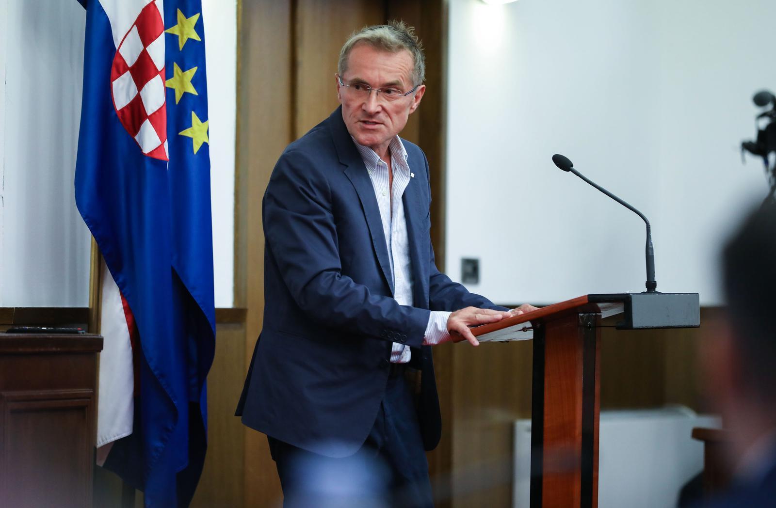 13.7.2023., Zagreb - 67. tematska sjednica Odbora za gospodarstvo odrzana je u dvorani Josipa Sokcevica, u Saboru. Na sjednicu su pozvani predstavnici Ministarstva gospodarstva i odrzivog razvoja, Hrvatske elektroprivrede d.d., PLINACRO-a d.o.o., Hrvatske energetske regulatorne agencije, Hrvatskog operatora trzista energije d.o.o.  Photo: Jurica Galoic/PIXSELL