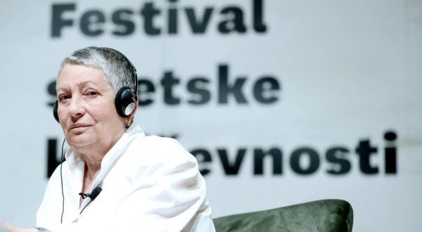 13.09.2019., Zagreb - Knjizevnica Ljudmila Ulicka gostovala je na Festivalu svjetske knjizevnosti. Photo: Sanjin Strukic/PIXSELL