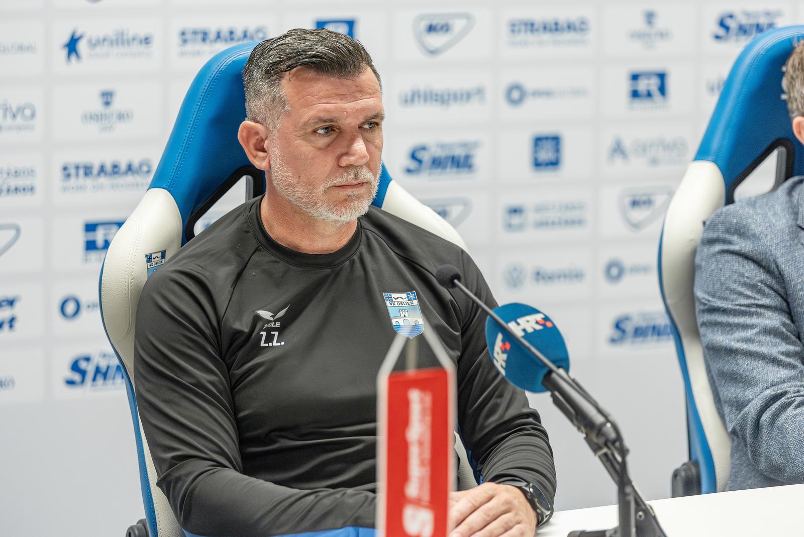 13.10.2023., Osijek - Opus Arena, Sluzbeno predstavljanje novog trenera NK Osijeka, Zorana Zekica Photo: Davor Javorovic/PIXSELL