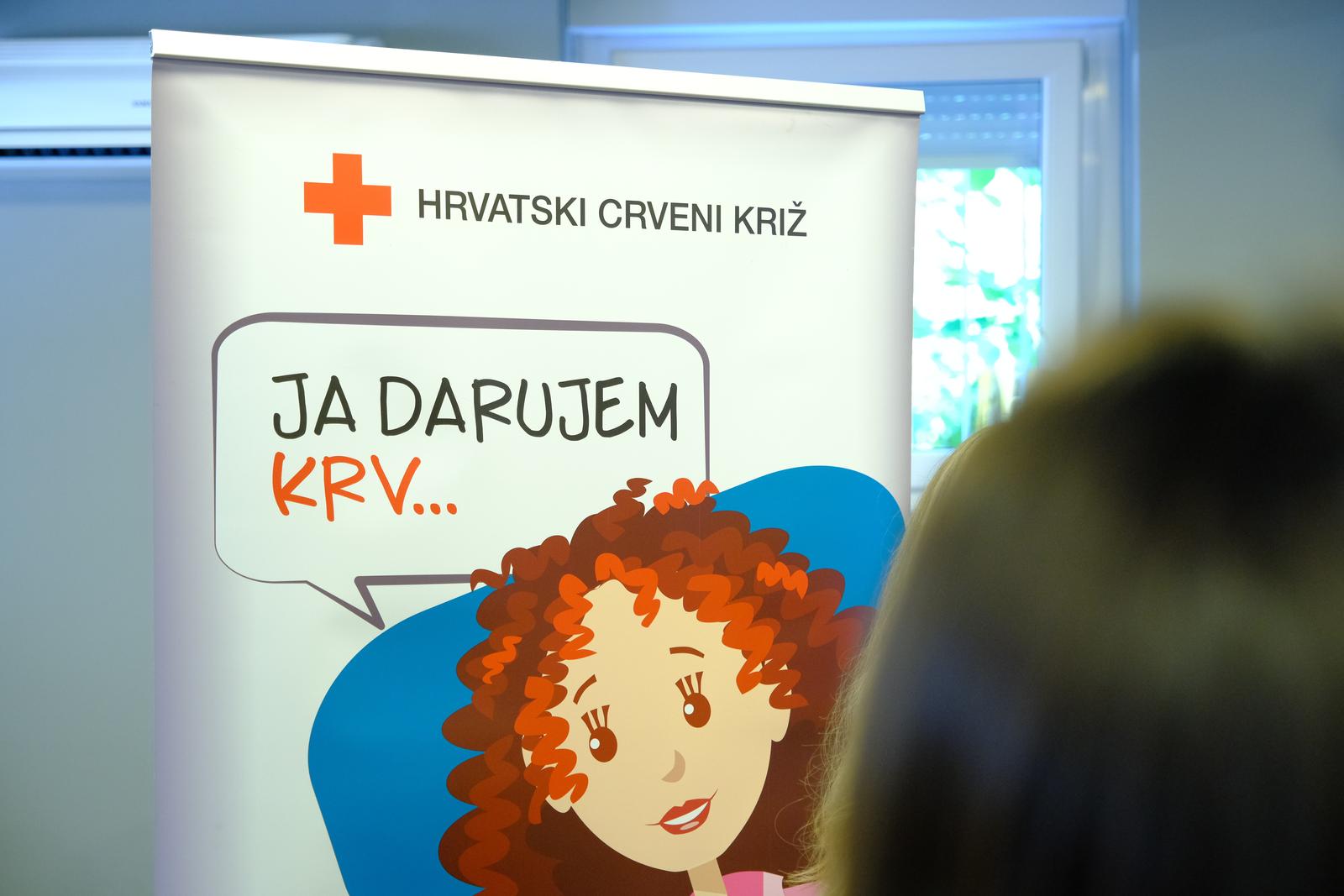 14.06.2023., Zagreb - Hrvatski crveni kriz obiljezio je Svjetski dan darivatelja krvi dobrovoljnom akcijom darivanja krvi. Photo: Slaven Branislav Babic/PIXSELL