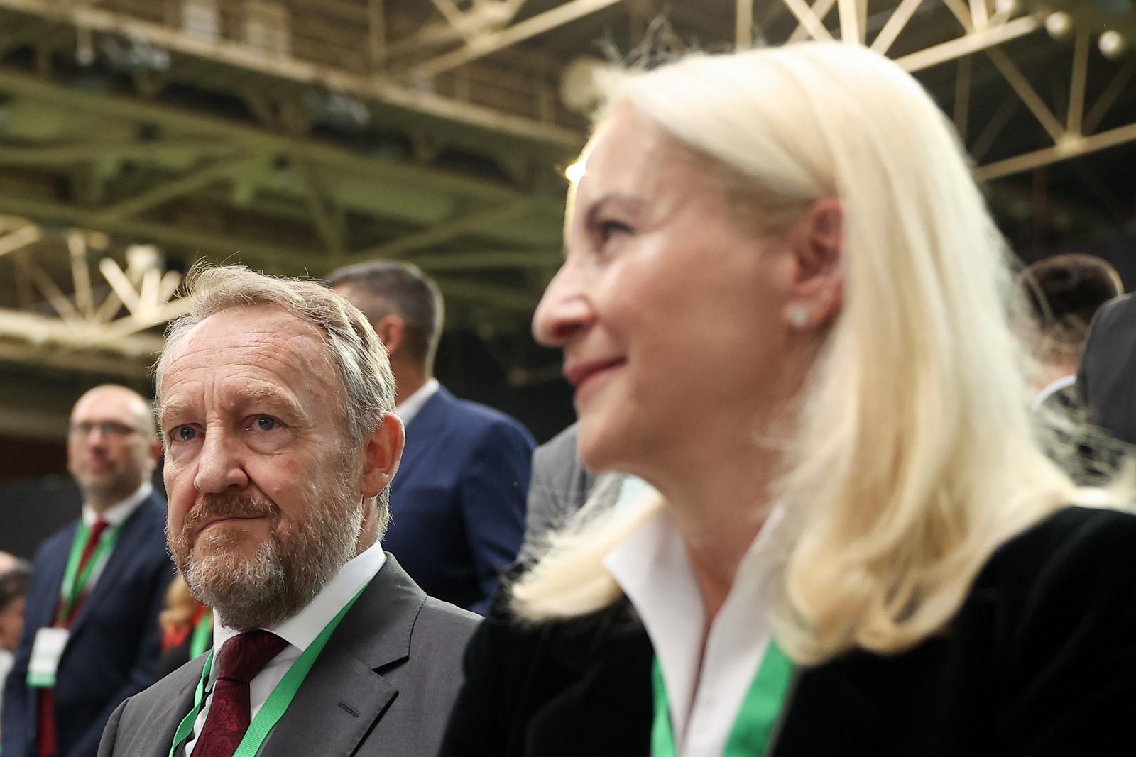 14.10.2023., Sarajevo, Bosna i Hercegovina - U dvorani Zetra zapoceo je kongres SDA (Stranka Demokratske Akcije) na kojoj je jedini kandidat za predsjednika Bakir Izetbegovic. Photo: Armin Durgut/PIXSELL