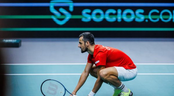 15.09.2023., Split - Dvorana Gripe. Turnir prvog kruga zavrsnice Davis Cupa za 2023, grupa D (Hrvatska, Nizozemska, SAD, Finska). Hrvatska - SAD. Ivan Dodig i Mate Pavic (CRO) - Harri Heliovaara i Patrik Niklas-Salminen (FIN). Photo: Zvonimir Barisin/PIXSELL