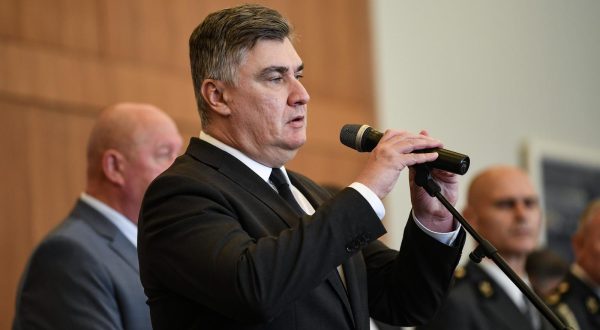 16.10.2023., Zagreb - Predsjednik Republike i vrhovni zapovjednik Oruzanih snaga Republike Hrvatske Zoran Milanovic urucio je odlikovanja hrvatskim braniteljima iz Domovinskog rata Photo: Josip Regovic/PIXSELL