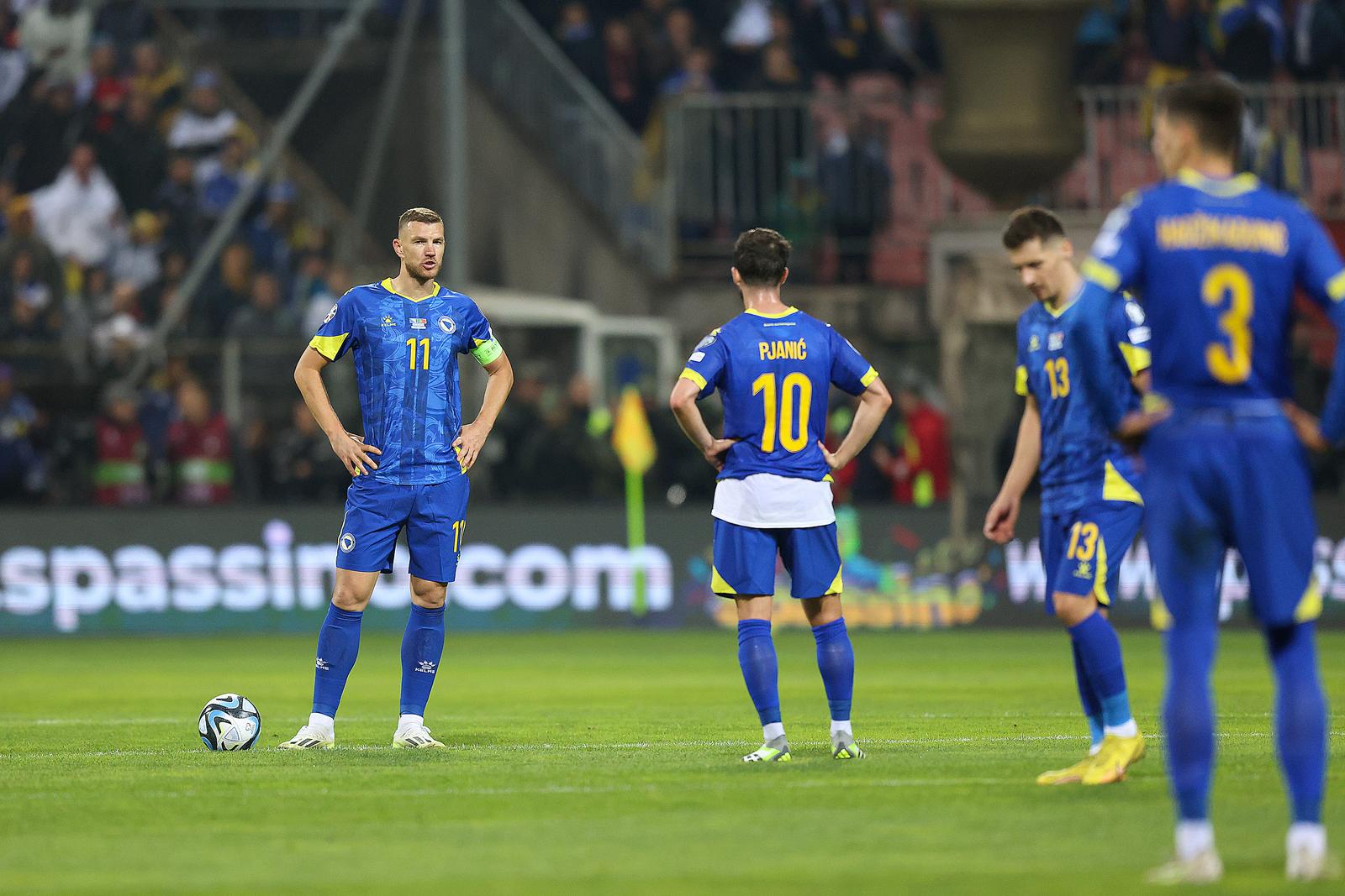 16.10.2023., Stadion Bilino polje, Zenica - Kvalifikacije za UEFA Euro 2024, skupina J, 8. kolo, BiH - Portugal.  Photo: Armin Durgut/PIXSELL