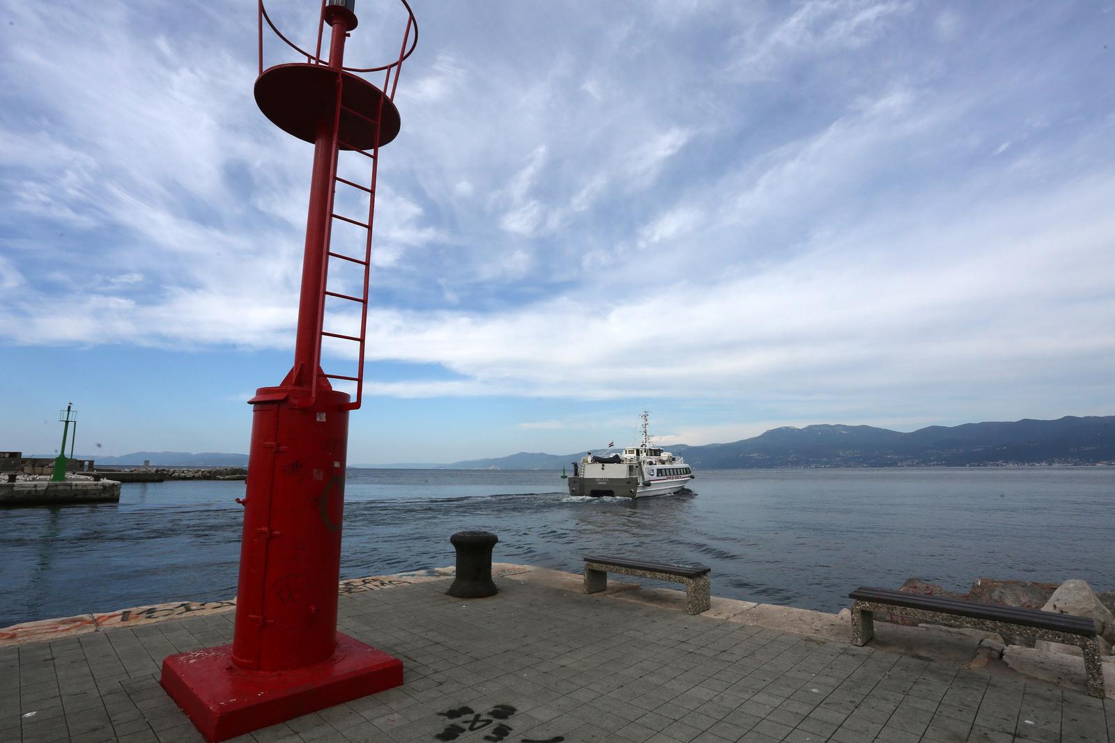 17.06.2019., Rijeka - Katamaran Melita zadarskog brodara Jadera poceo je voziti na novoj  brodskoj linija Rijeka - Zadar, sa pristajanjima na Krku, Rabu i Pagu.rPhoto:Goran Kovacic/PIXSELL