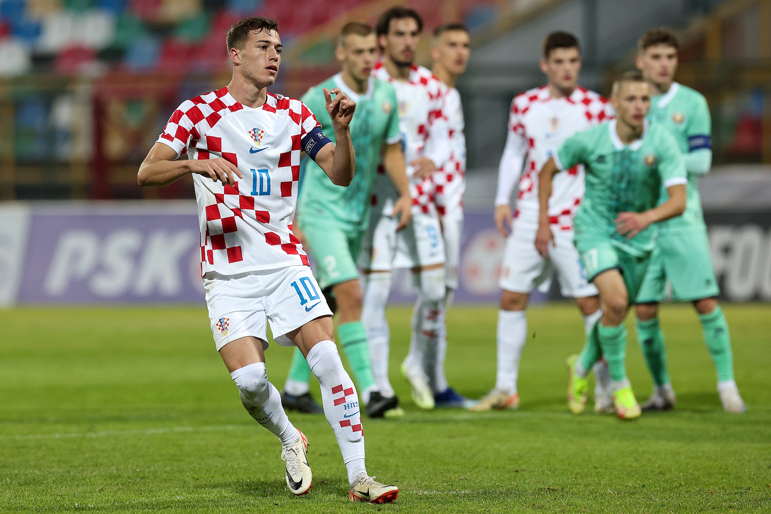 17.10.2023., Stadion Velika Gorica, Velika Gorica - Kvalifikacije za U-21 UEFA Euro 2025, skupina G, Hrvatska - Bjelorusija. Photo: Goran Stanzl/PIXSELL