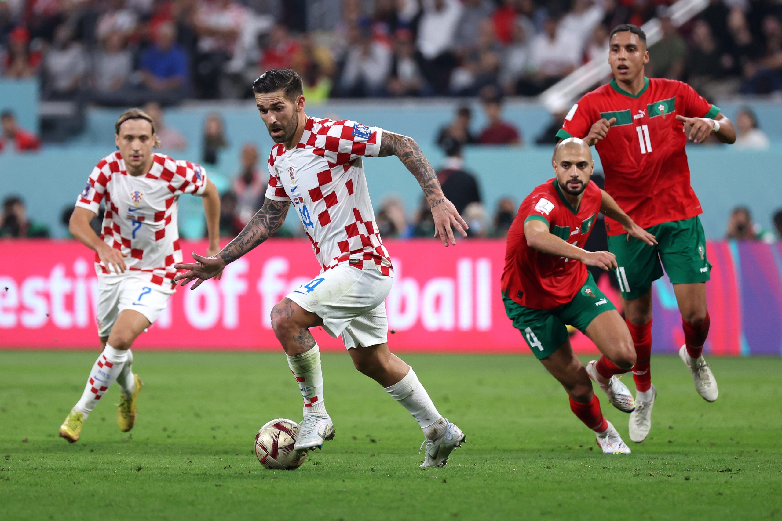 17.12.2022., stadion Khalifa International, Katar - FIFA Svjetsko prvenstvo, utakmica za trece mjesto, Hrvatska - Argentina. Photo: Goran Stanzl/PIXSELL