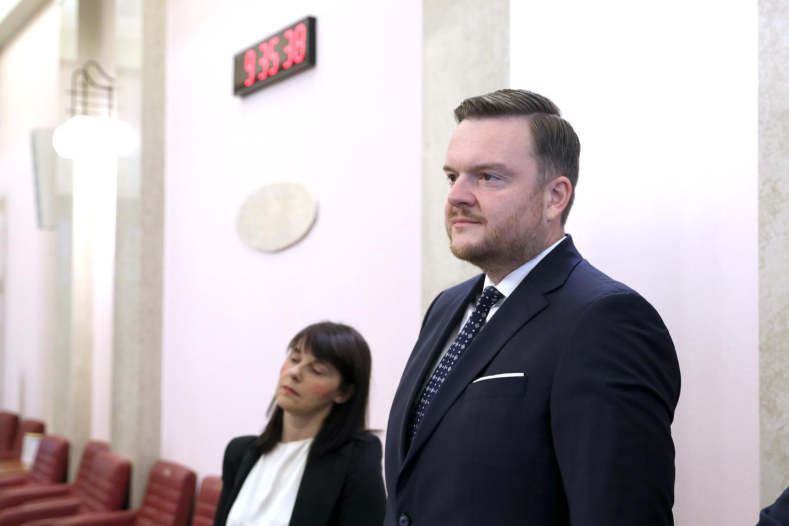 18.10.2023., Zagreb - Sabor je 18. sjednicu nastavio raspravom o izmjenama i dopunama Drzavnog proracuna Republike Hrvatske za 2023. godinu i projekcijama za 2024. i 2025. Photo: Patrik Macek/PIXSELL