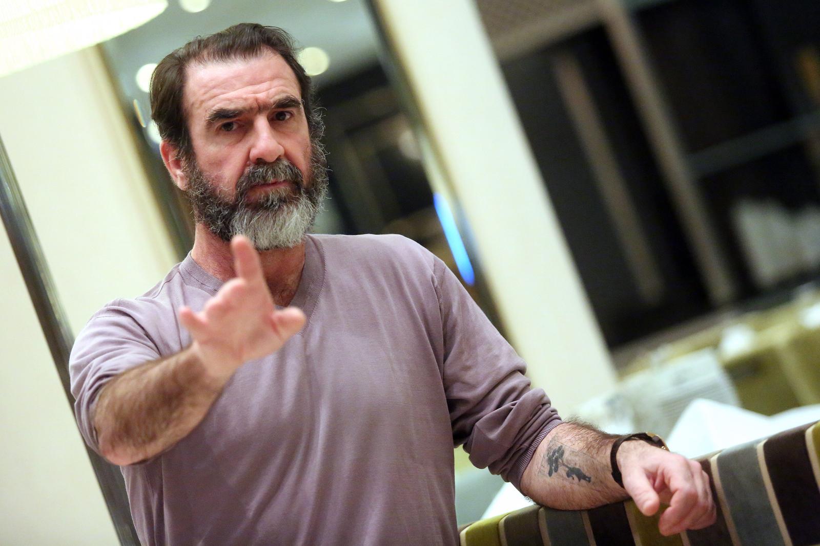 20.02.2017., Zagreb - Eric Cantona, poznati francuski nogometas i glumac."nPhoto: Borna Filic/PIXSELL