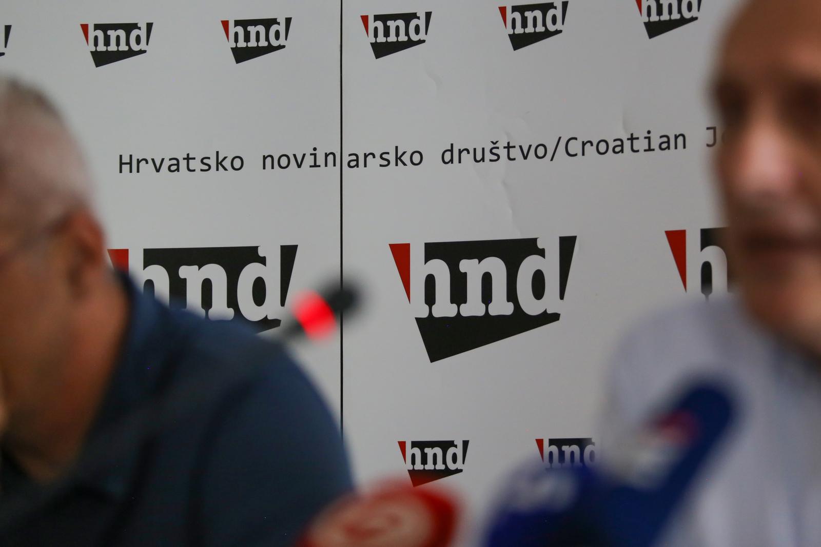20.7.2023. Zagreb - Konferencija Hrvatskog novinarskog drustva o radnoj verziji novog zakona o medijima Photo: Mia Slafhauzer/PIXSELL