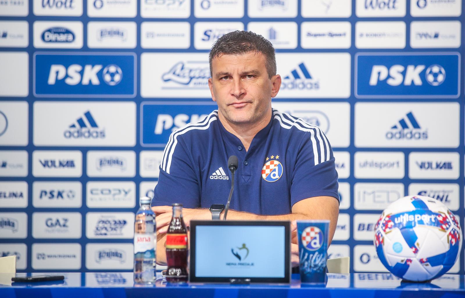 20.10.2023., Zagreb - Konferencija za medije trenera GNK Dinamo Sergeja Jakirevica uoci utakmice s Goricom. Photo: Slavko Midzor/PIXSELL