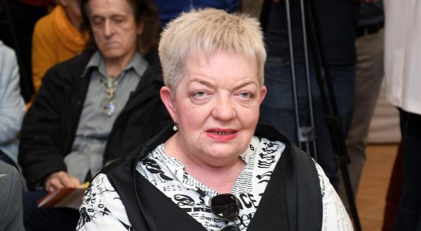 21.03.2023., Petrinja - Hrvatski savez udruga indvalida rada Nacopnalni dan invalida rada obiljezio je konferencijom za medije cije je poruka bila "Ibvalidi rada Hrvatske snazno poticu obnmovu Petrinje". Konferenciji za medije nazocili su saborska zastupnica Ljhubica Lukacic, pravobranitejica za osobe s invaliditetom Anka Slonjsak, Marica Miric, predsjednica Zajednice saveza osoba s invaliditetom, petrinjska gradonacelnica Magdalena Komes, drzavna tajnica Margareta Madjer te brojni predstavnici udruga osoba s invaliditetom i predsjednik HSUIR Ante Stulic.
Ljubica Lukacic.
 Photo: Nikola Cutuk/PIXSELL