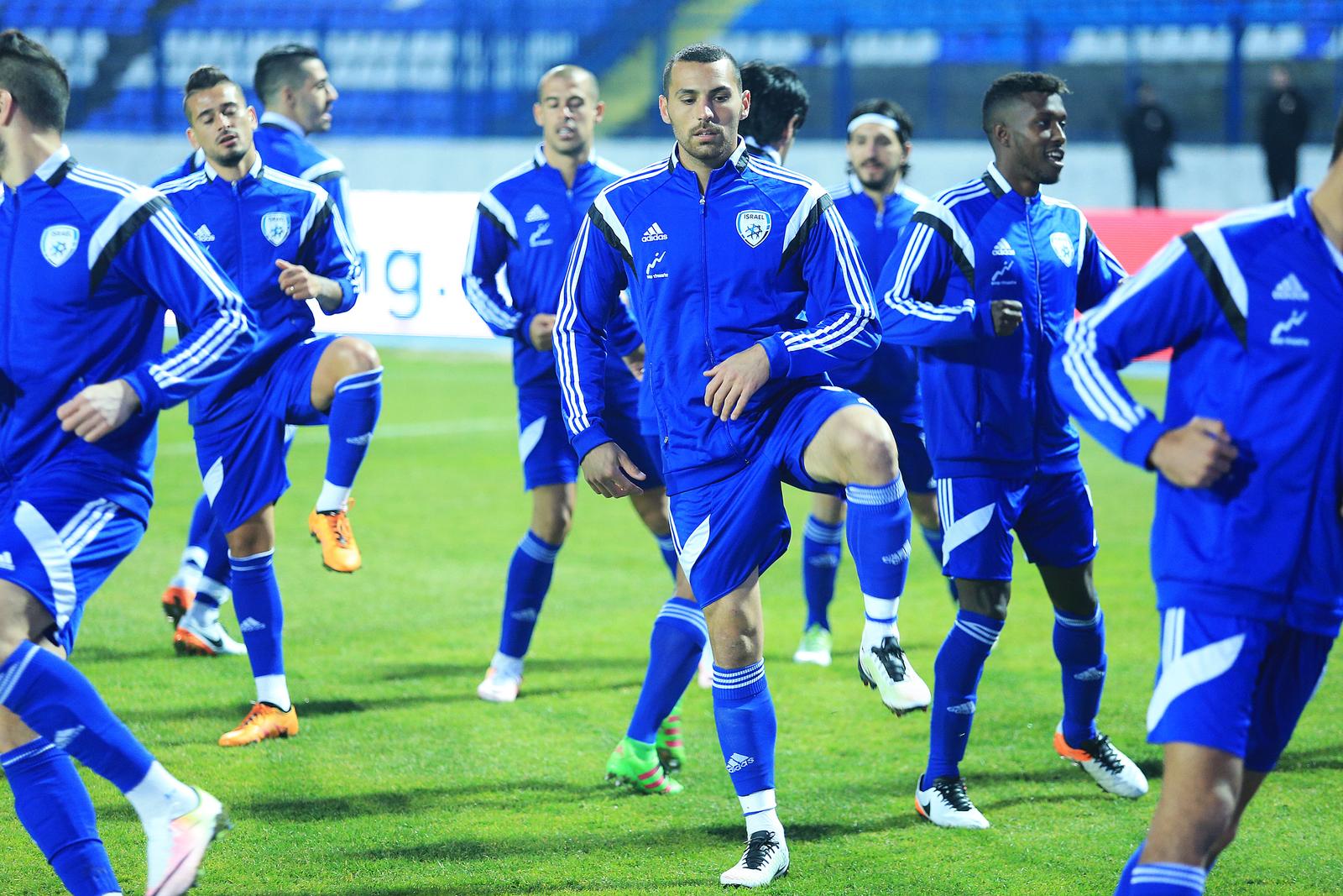 22.03.2016., Osijek - Izraelska nogometna reprezentacija odrzala je trening na stadionu Gradski vrt uoci prijateljske utakmice protiv Hrvatske. Photo: Davor Javorovic/PIXSELL