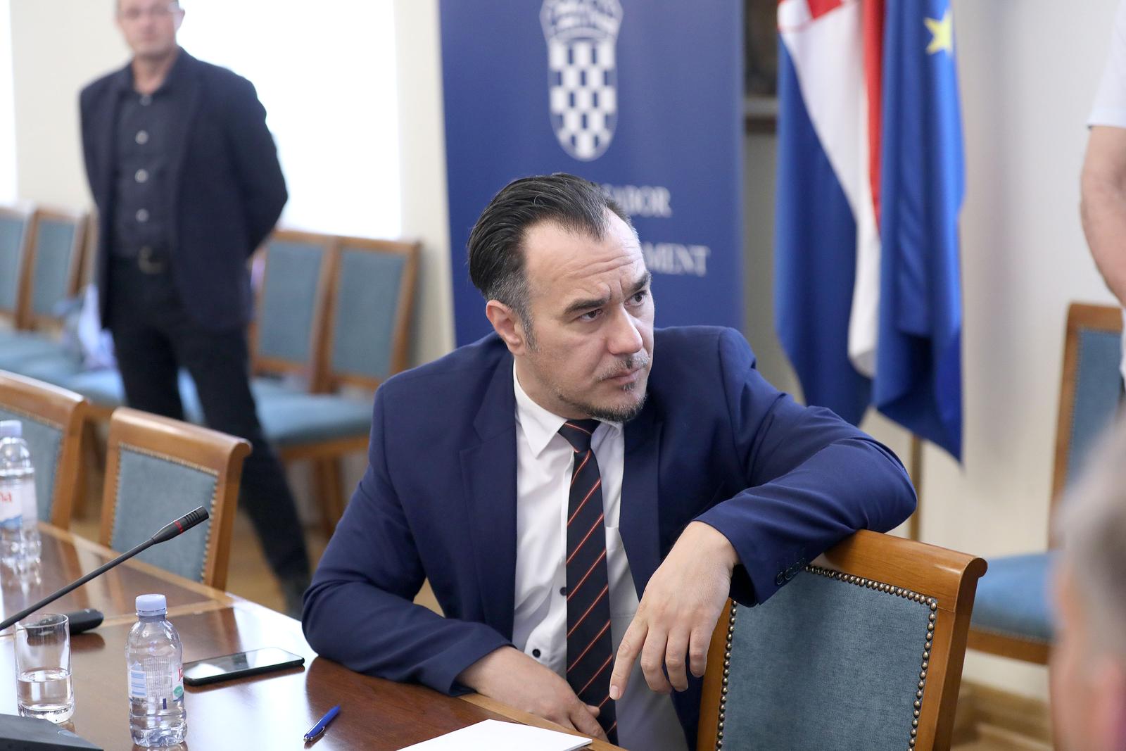 22.05.2023., Zagreb - U Saboru je poceo okrugli stol Kluba zastupnika Domovinskog pokreta na temu "Ustani i ostani! Za opstojnost Hrvatske". Photo: Patrik Macek/PIXSELL