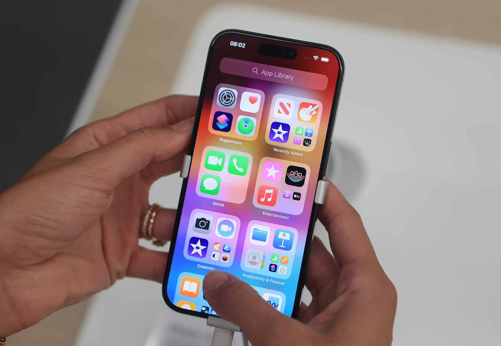 22.09.2023., Arena centar, Zagreb - Predstavljanje novog iPhone 15 modela u iStyle trgovini. Photo: Marko Prpic/PIXSELL