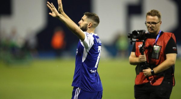 24.08.2023., stadion Maksimir, Zagreb - Prva utakmica play-offa UEFA Europske lige, GNK Dinamo Zagreb - Sparta Prag. Luka Ivanusec.
 Photo: Lovro Domitrovic/PIXSELL