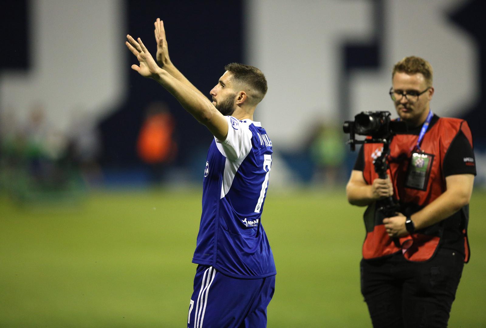 24.08.2023., stadion Maksimir, Zagreb - Prva utakmica play-offa UEFA Europske lige, GNK Dinamo Zagreb - Sparta Prag. Luka Ivanusec.
 Photo: Lovro Domitrovic/PIXSELL