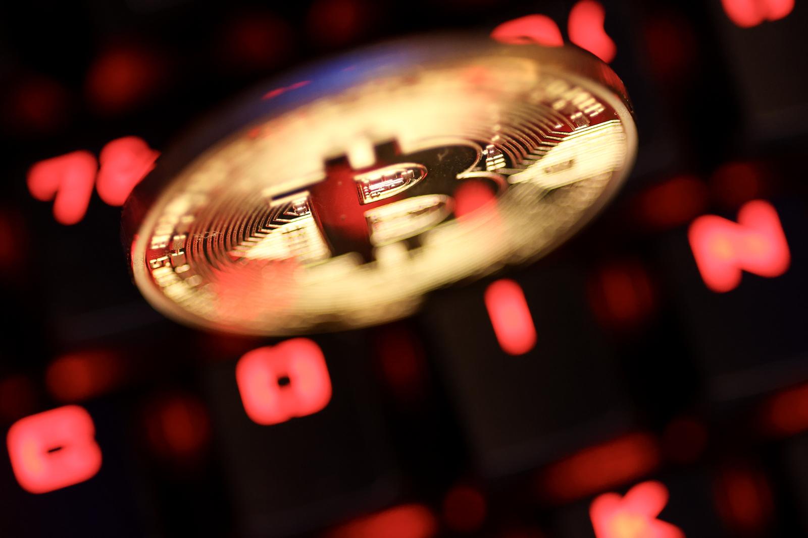 25.09.2023., Sarajevo, Bosna i Hercegovina - Ilustracija za Bitcoin. Photo: Armin Durgut/PIXSELL