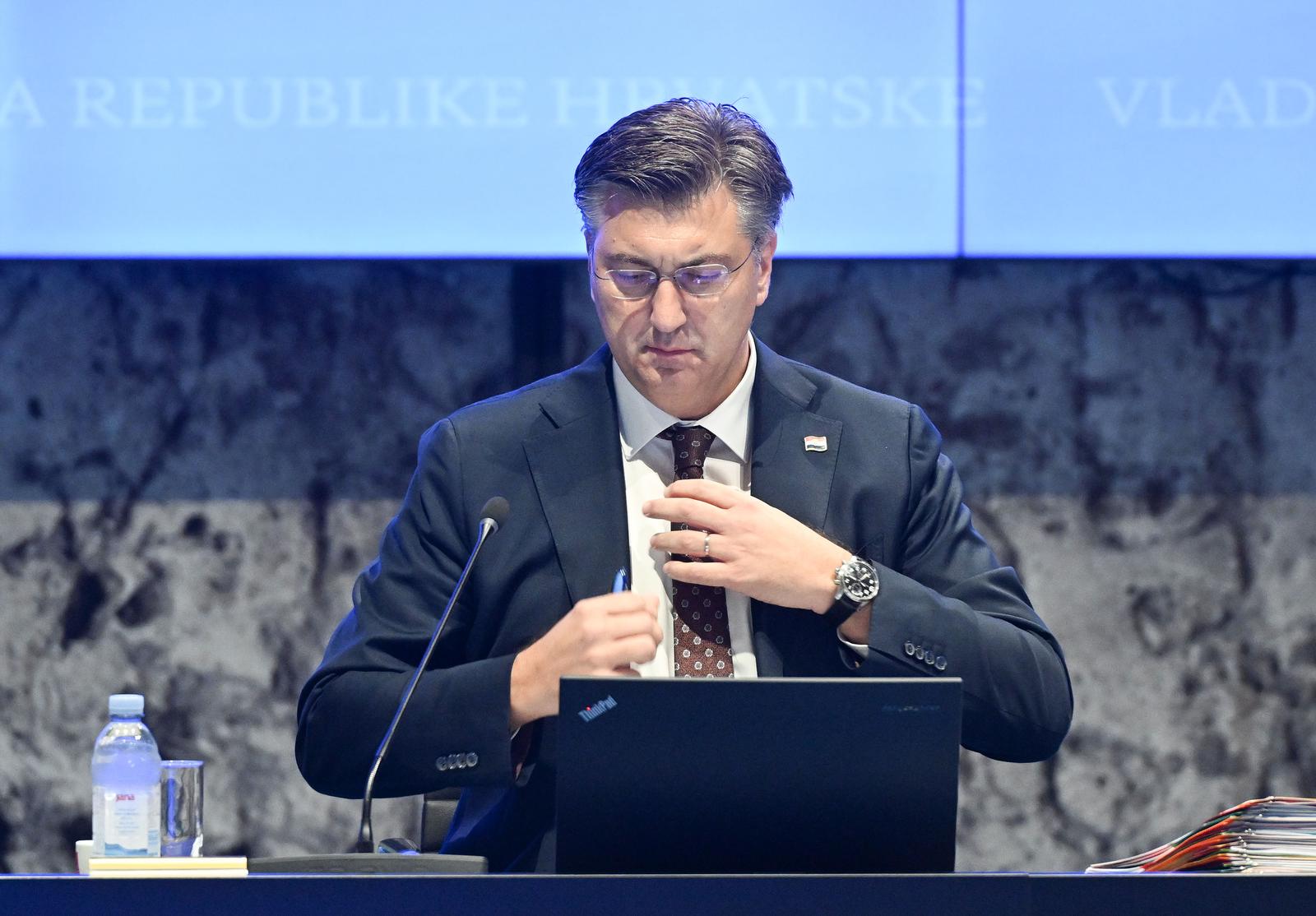 25.10.2023., Zagreb - U NSK je odrzana 259. sjednica Vlade Republike Hrvatske. Photo: Davorin Visnjic/PIXSELL