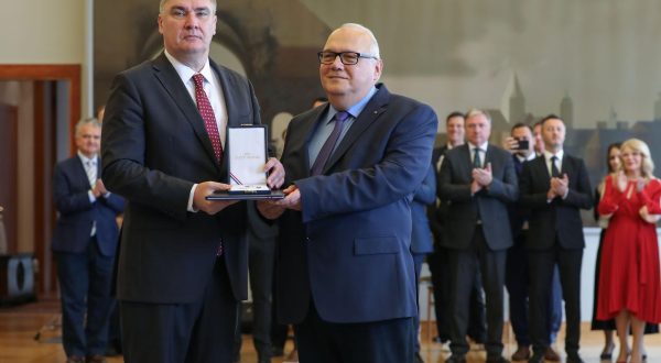 25.10.2023.,Zagreb - Predsjednik Republike urucio je odlikovanja zasluznim umjetnicima, znanstvenicima, gospodarstvenicima, sportasima i udrugama.

  Photo: Jurica Galoic/PIXSELL